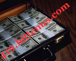 dollar in the briefcase